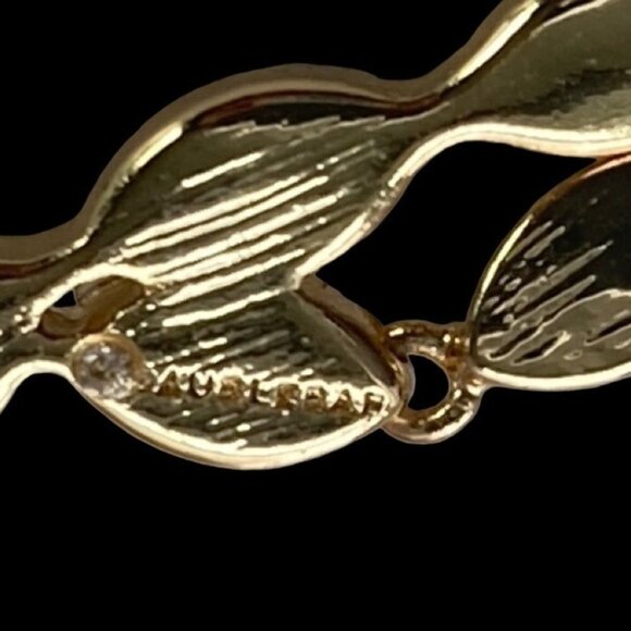 Baublebar Crystal Statement Stud Earrings Gold Tone Setting Long Dangles - Picture 7 of 8